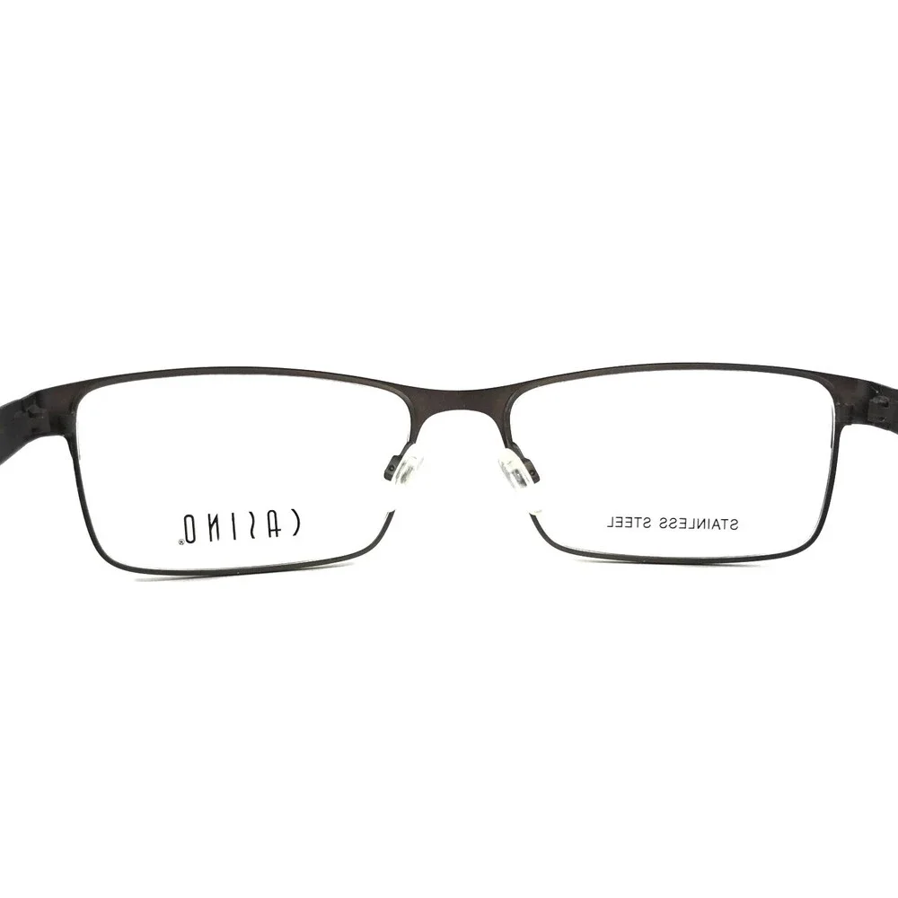 Casino Eyewear Eyeglasses Frames BRYCE MT. GUN Matte Gunmetal Full Rim 59-18-155